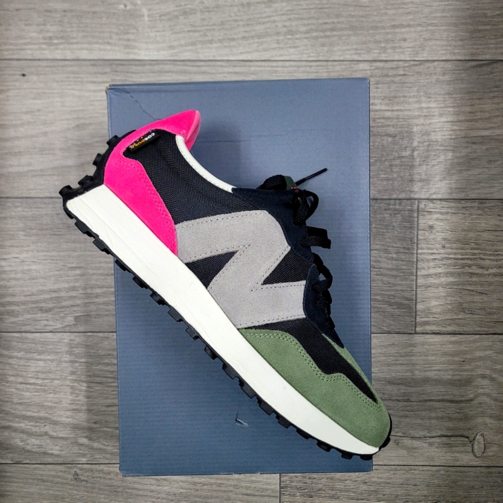 New Balance 327 (Pink, Green, Black)